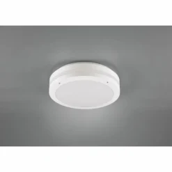 Luminaires Trio Plafonnier Trio Piave LED Blanc, 1 lumière, Détecteur de mouvement