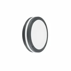 Luminaires Trio Plafonnier Trio Piave LED Anthracite, 1 lumière, Détecteur de mouvement