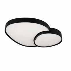 Luminaires Trio Plafonnier Trio RISE LED Noir, 1 lumière, Télécommandes* Éclairage Led