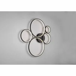 Luminaires Trio Plafonnier Trio Rondo LED Noir, 1 lumière* Éclairage Led