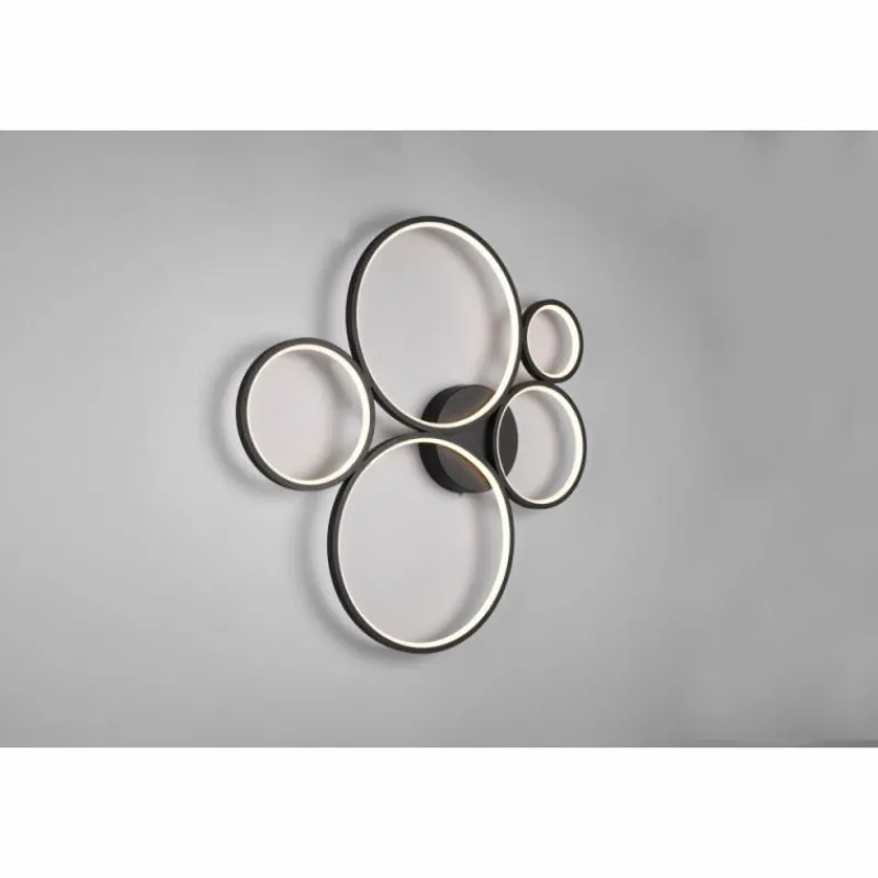 Luminaires Trio Plafonnier Trio Rondo LED Noir, 1 lumière* Éclairage Led