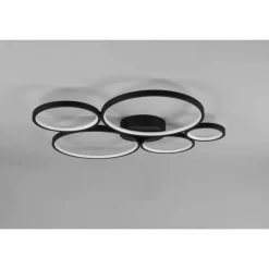 Luminaires Trio Plafonnier Trio Rondo LED Noir, 1 lumière* Éclairage Led