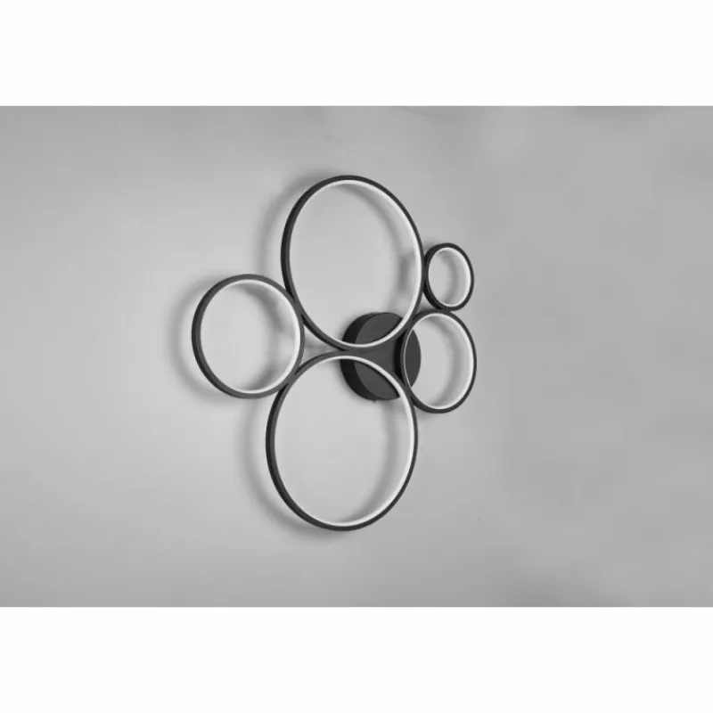 Luminaires Trio Plafonnier Trio Rondo LED Noir, 1 lumière* Éclairage Led