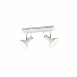 Luminaires Trio Plafonnier Trio Roxie Blanc, 2 lumières* Spots Et Projecteurs