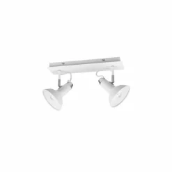 Luminaires Trio Plafonnier Trio Roxie Blanc, 2 lumières* Spots Et Projecteurs
