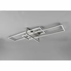 Luminaires Trio Plafonnier Trio Salinas LED Nickel mat, 1 lumière* Éclairage Led