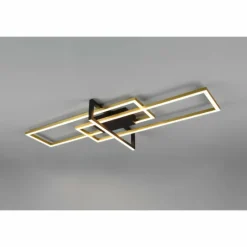 Luminaires Trio Plafonnier Trio Salinas LED Noir, 1 lumière* Éclairage Led