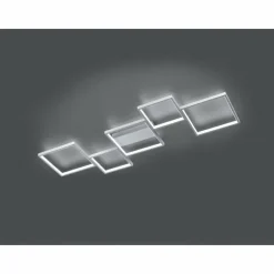 Luminaires Trio Plafonnier Trio Sorrento LED Aluminium, 1 lumière* Éclairage Led