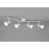 Lampes Vintages & Rétros-Luminaires Trio Plafonnier Trio Steam Ancien, Blanc, 4 lumières