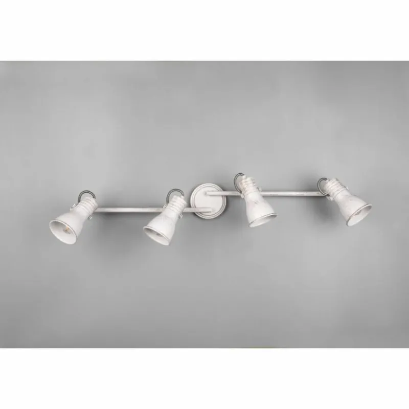 Lampes Vintages & Rétros-Luminaires Trio Plafonnier Trio Steam Ancien, Blanc, 4 lumières