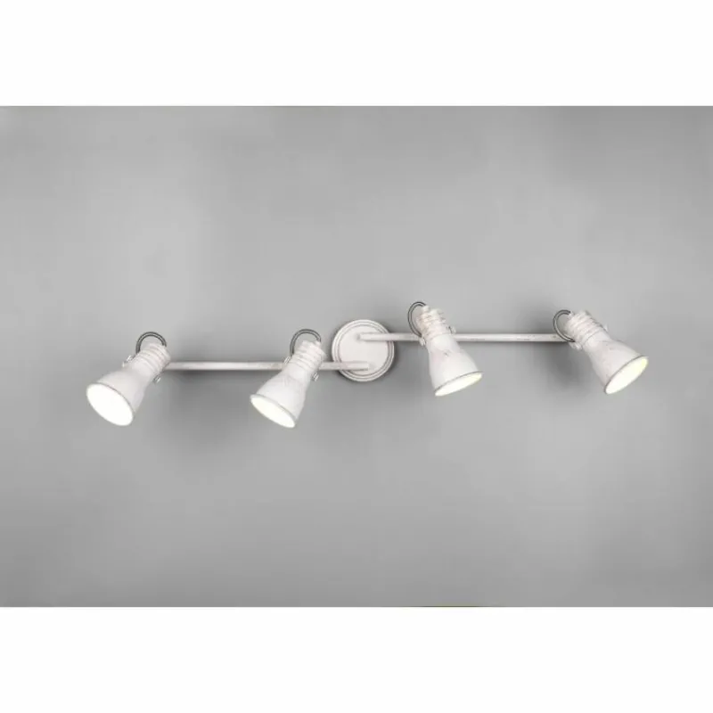 Lampes Vintages & Rétros-Luminaires Trio Plafonnier Trio Steam Ancien, Blanc, 4 lumières