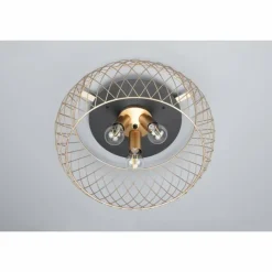 Lampes Vintages & Rétros-Luminaires Trio Plafonnier Trio Tamil Laiton, 3 lumières