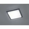 Luminaires Trio Plafonnier Trio TRAVE LED Anthracite, 1 lumière