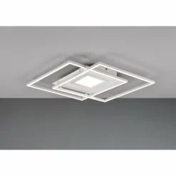 Luminaires Trio Plafonnier Trio Via LED Blanc, 1 lumière, Télécommandes* Éclairage Led