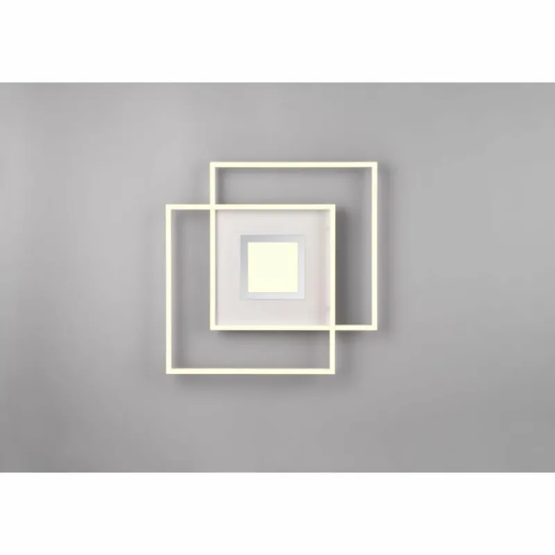 Luminaires Trio Plafonnier Trio Via LED Blanc, 1 lumière, Télécommandes* Éclairage Led