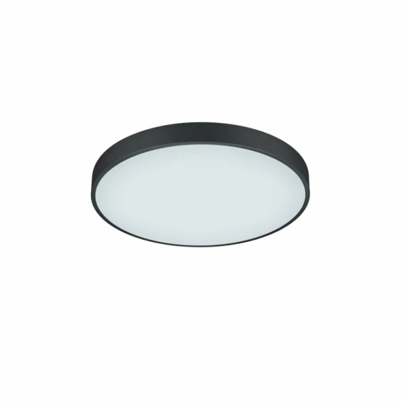 Luminaires Trio Plafonnier Trio Waco LED Noir, 1 lumière* Éclairage Led