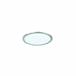 Luminaires Trio Plafonnier Trio WIZ GRIFFIN LED Nickel mat, 1 lumière, Télécommandes, Changeur de couleurs