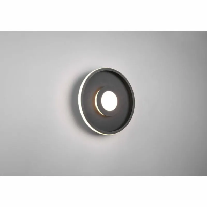 Luminaires Trio Plafonnier Trio-Leuchten Ascari LED Noir, 1 lumière* Éclairage Led