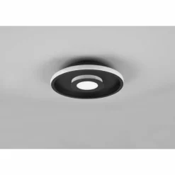 Luminaires Trio Plafonnier Trio-Leuchten Ascari LED Noir, 1 lumière* Éclairage Led