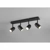 Luminaires Trio Plafonnier Trio-Leuchten Angelo Noir, 4 lumières* Spots Et Projecteurs