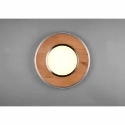 Lampes En Bois-Luminaires Trio Plafonnier Trio-Leuchten Deacon LED Brun, 1 lumière