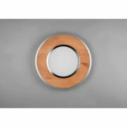 Lampes En Bois-Luminaires Trio Plafonnier Trio-Leuchten Deacon LED Brun, 1 lumière