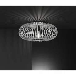 Lampes Vintages & Rétros-Luminaires Trio Plafonnier Trio-Leuchten Johann Gris, 1 lumière