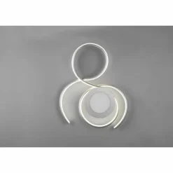 Luminaires Trio Plafonnier Trio-Leuchten Jive LED Nickel mat, 1 lumière, Télécommandes* Éclairage Led