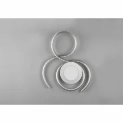 Luminaires Trio Plafonnier Trio-Leuchten Jive LED Nickel mat, 1 lumière, Télécommandes* Éclairage Led