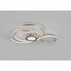 Luminaires Trio Plafonnier Trio-Leuchten Jive LED Nickel mat, 1 lumière* Éclairage Led