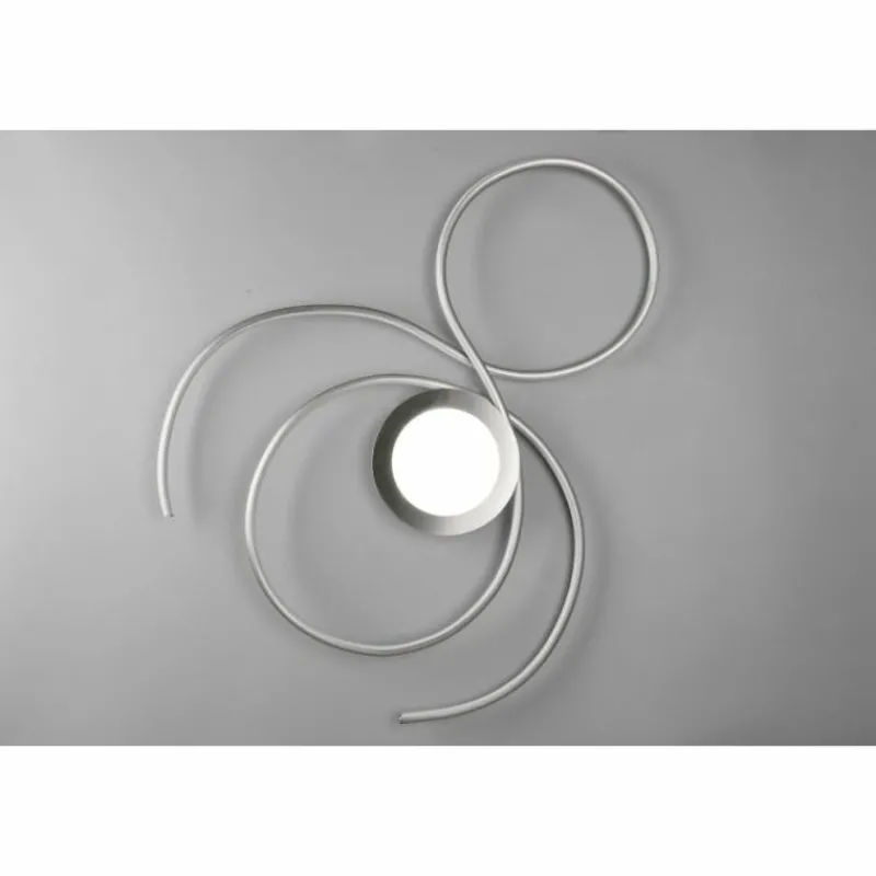 Luminaires Trio Plafonnier Trio-Leuchten Jive LED Nickel mat, 1 lumière* Éclairage Led