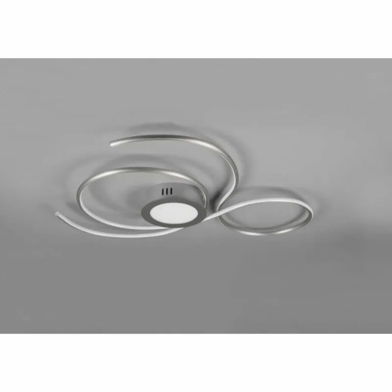Luminaires Trio Plafonnier Trio-Leuchten Jive LED Nickel mat, 1 lumière* Éclairage Led