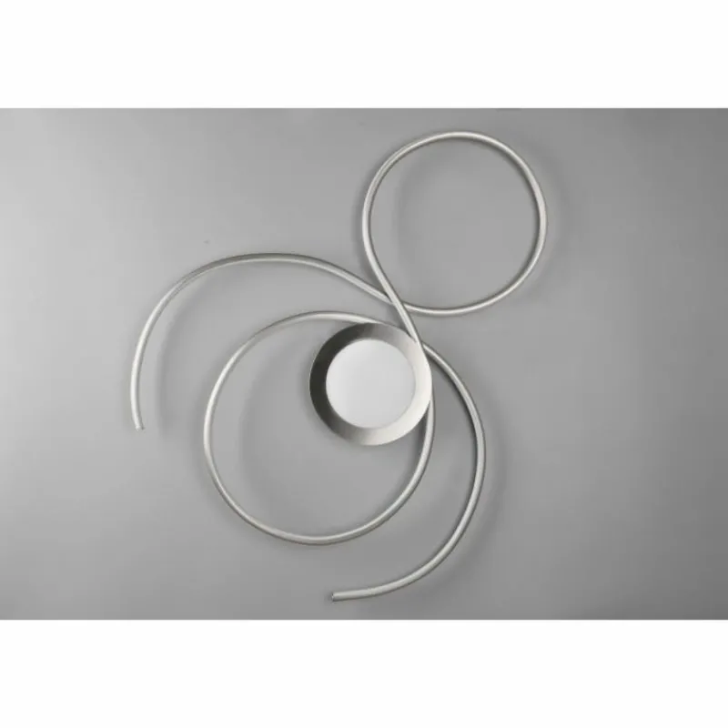 Luminaires Trio Plafonnier Trio-Leuchten Jive LED Nickel mat, 1 lumière* Éclairage Led