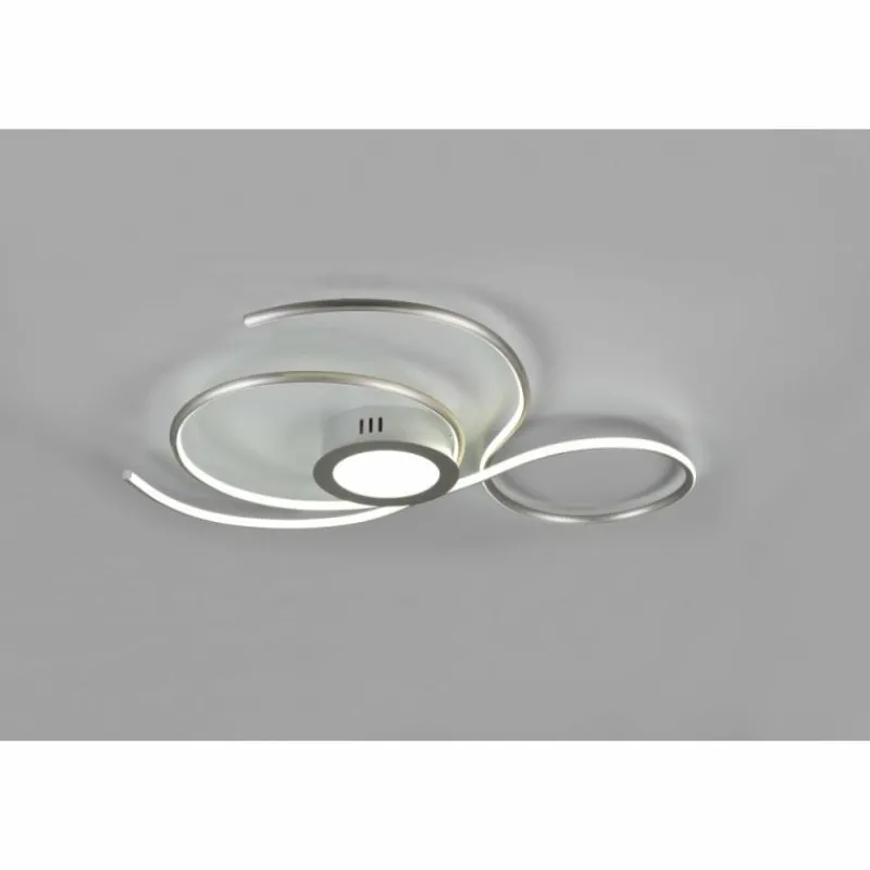 Luminaires Trio Plafonnier Trio-Leuchten Jive LED Nickel mat, 1 lumière* Éclairage Led