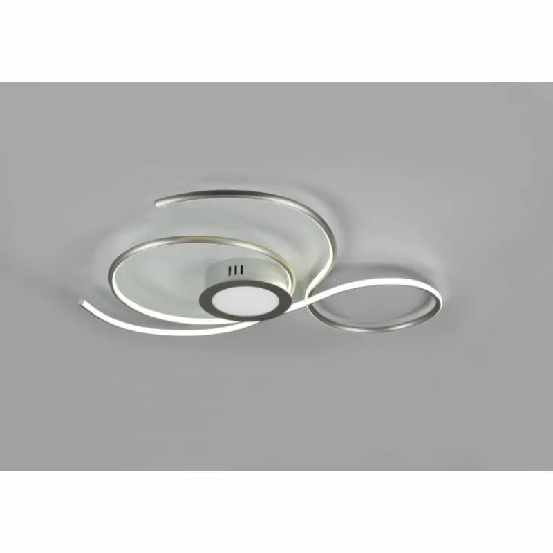 Luminaires Trio Plafonnier Trio-Leuchten Jive LED Nickel mat, 1 lumière* Éclairage Led