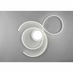 Luminaires Trio Plafonnier Trio-Leuchten Jive LED Blanc, 1 lumière, Télécommandes* Éclairage Led