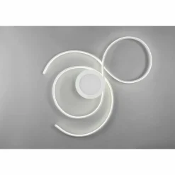 Luminaires Trio Plafonnier Trio-Leuchten Jive LED Blanc, 1 lumière, Télécommandes* Éclairage Led