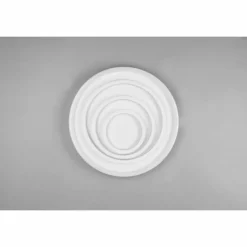 Luminaires Trio Plafonnier Trio-Leuchten Kagawa LED Blanc, 1 lumière, Télécommandes* Éclairage Led