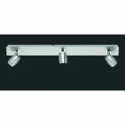 Luminaires Rustiques-Luminaires Trio Plafonnier Trio-Leuchten Michael Nickel mat, 3 lumières