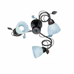 Luminaires Trio Plafonnier Trio-Leuchten Traditio Brun foncé, Rouille, 3 lumières