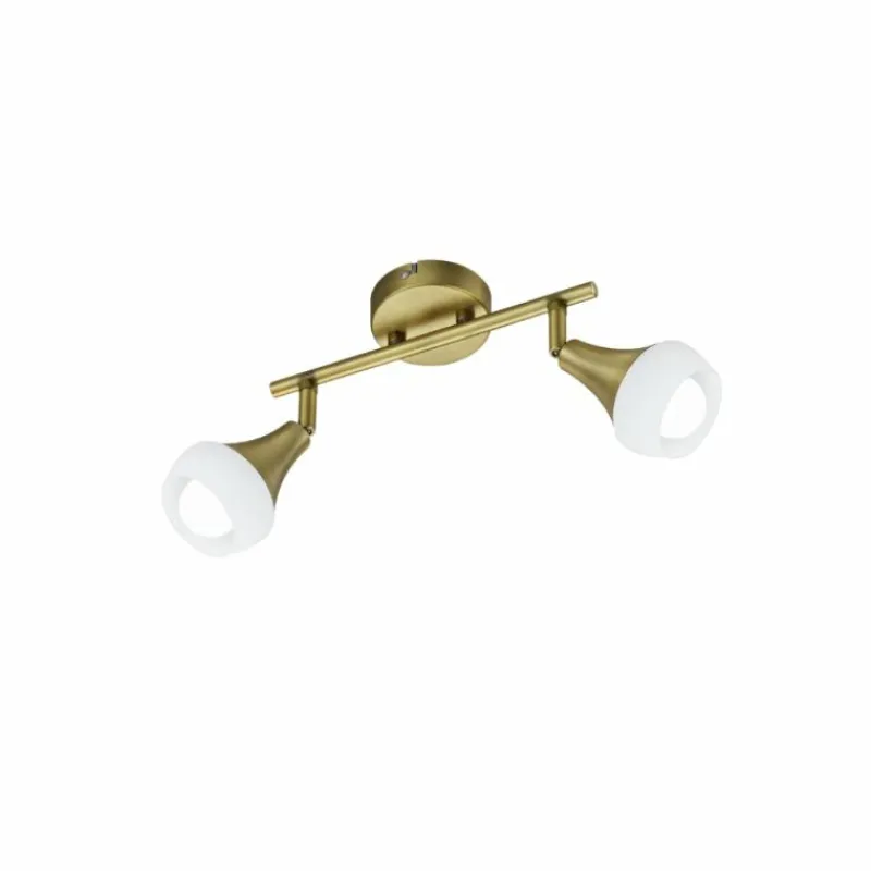 Luminaires Trio Plafonnier Trio-Leuchten Trumpet Laiton, 2 lumières