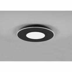 Luminaires Trio Plafonnier Trio-Leuchten Verus LED Noir, 1 lumière, Télécommandes* Éclairage Led