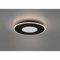 Luminaires Trio Plafonnier Trio-Leuchten Verus LED Noir, 1 lumière, Télécommandes* Éclairage Led
