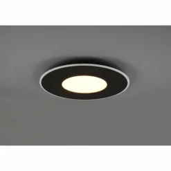 Luminaires Trio Plafonnier Trio-Leuchten Verus LED Noir, 1 lumière, Télécommandes* Éclairage Led