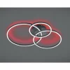 Luminaires Trio Plafonnier Trio-Leuchten Winona LED Noir, 2 lumières, Télécommandes, Changeur de couleurs* Éclairage Led