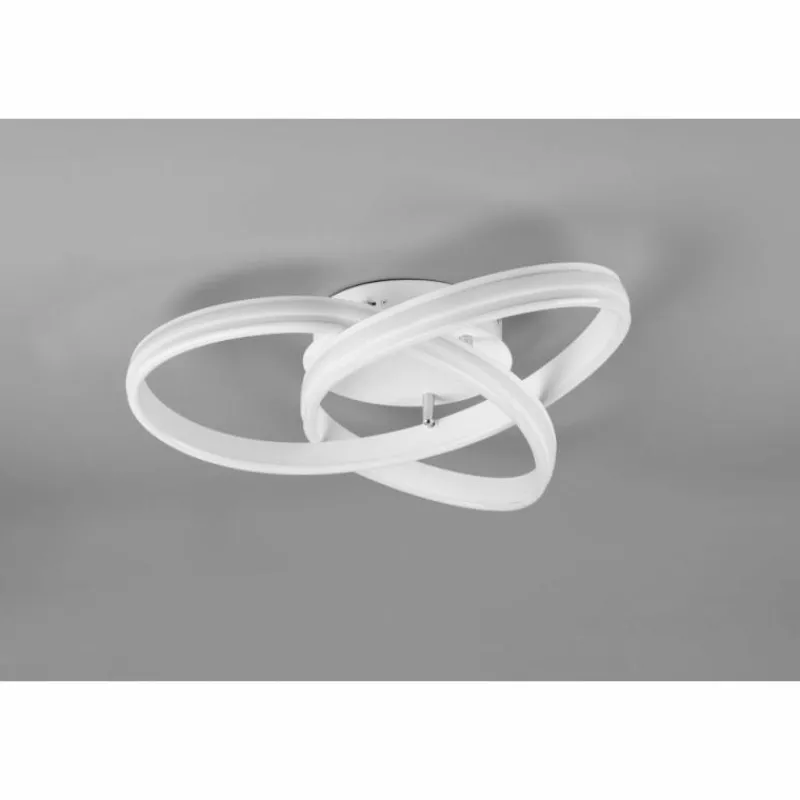 Luminaires Trio Plafonnier Trio-Leuchten Yara LED Blanc, 1 lumière* Éclairage Led