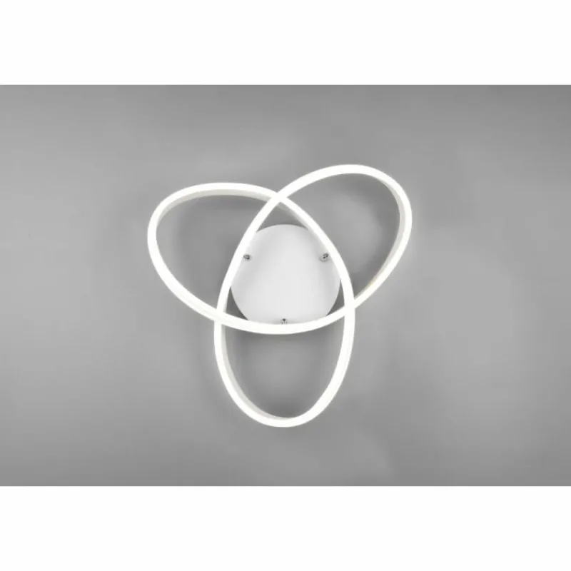 Luminaires Trio Plafonnier Trio-Leuchten Yara LED Blanc, 1 lumière* Éclairage Led