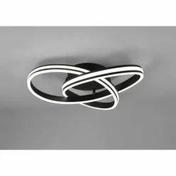 Luminaires Trio Plafonnier Trio-Leuchten Yara LED Noir, 1 lumière* Éclairage Led