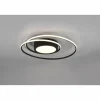 Luminaires Trio Plafonnier Trio-Leuchten Yava LED Noir, 1 lumière, Télécommandes* Éclairage Led