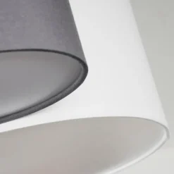 hofstein Plafonnier Trisett Gris, Noir, Blanc, 4 lumières* Plafonniers